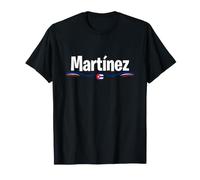 Martínez Cuba Bandiera Patrimonio Cubano Cognome Maglietta