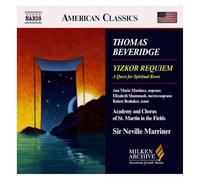 Beveridge Thomas – Yizkor Requiem – Marriner, Asmif e Chorus – CD – NAXOS
