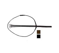 Martingala a collier in cuoio con fibbie inox Tattini