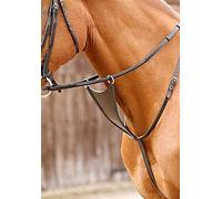 MARTINGALA A VENTAGLIO IN CUOIO LEATHER BIB MARTINGALE