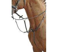 Martingala inglese in cuoio bovino con guarnizioni in acciaio inossidabile Hkm S