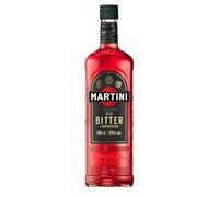 MARTINI Bitter Aperitivo, 25% ABV, 100cl / 1L, Infuso con Erbe Aromatiche Selezionate a Mano (Confezione da 6)