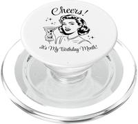 Martini Cocktail Bere Festa di Compleanno Retro Mid Century PopSockets PopGrip per MagSafe