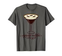 Martini Espresso, Extra Spirit Martini Morning Coffee Lover Maglietta