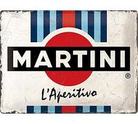 Martini Insegna Metallo Incisa A Rilievo 400mm x 300mm