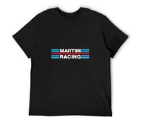Martini Racing Vintage Car O-Neck 100% Cotton Short Sleeve Unisex T-Shirt XL