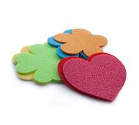 martini SPA - Home Utility - Salvapadella, poliuretano, multicolore, forme assortite, 28x28x1cm, 2 unità