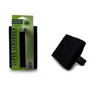 martini SPA - Home Utility - Super scrubber con fibra abrasiva extra forte con impugnatura ergonomica, rettangolare 20x10x7 cm, colore nero, 110g, 1 unità