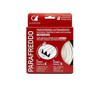 martini SPA - Il Coccio - Parafreddo Autoadesivo per Porte e finestre, in Gomma, Profilo E, Lunghezza 6m, Larghezza 0,9cm, Altezza 0,4cm, Colore Bianco, 85g, 1 unità