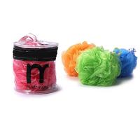 martini SPA - Massage Color - Spugna corpo a rete in pochette, in polietilene, colore casuale (verde, arancione, azzuro, rosa), 55g, 1 unità