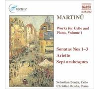 Martinu Bohuslav - Opere X Vlc E Pf Vol.1: Sonate Nn.1