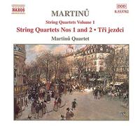 Martinu Quartet – Quartetti per archi (Integrale) Vol. 1 – CD – NAXOS