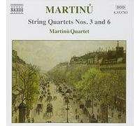 Martinu: String Quartets, Nos. 3 and 6 by Martinu Quartet (2002-02-05)