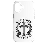 Martire diacono cattolico Santo Stefano prega per noi Custodia per iPhone 16