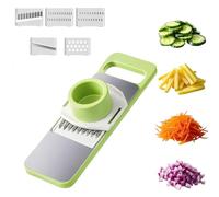 Martivex 6-In-1 Mandoline Vegetable Food Slicer,Martivex Slicer,Multi-Purpose Kitchen Tool with Stainless Steel Blades for Slicing, Shredding, Julienne & Waffle Cuts (1*pcs)