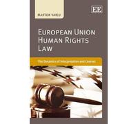 Marton Varju European Union Human Rights Law (Copertina rigida)