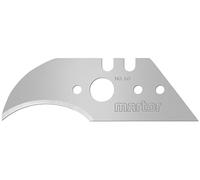 MARTOR 10 x Lama a gancio con lama appuntita, Lama di ricambio per coltelli Cutter, Coltello di sicurezza, lunghezza 59 mm, affilatura a due lati, in caricatore, n. 60