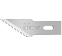 MARTOR 10 x LAMA GRAFICA, lame di ricambio per coltelli grafici, cutter, scalpello, 11,5 mm, affilate, uso singolo, NR. 624