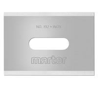 Martor industriale in acciaio INOX 192.66 lama di ricambio per Martego/Merak - argento (pezzi)