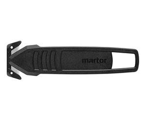 MARTOR 100 x Coltello di sicurezza, lama nascosta, SECUMAX 145, coltello Cutter professionale, leggero, in plastica, per mancini e destrorsi