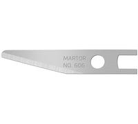 MARTOR 100 x lama grafica, lame di ricambio coltello grafico, coltello artigianale, bisturi, sbavatore, 5,7 mm, affilato, monouso, n. 606