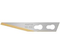 MARTOR 100x Lama grafica 5,7 mm, rivestimento TiN, sostitutiva
