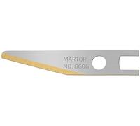 MARTOR 100x Lama grafica 8606, TiN, arrotondata, dispenser