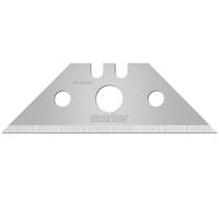 MARTOR 10x Lama Cutter Trapezio 19 mm, 2 usi, Coltello di Sicurezza | Lama di ricambio cutter, doppio taglio, doppio lato, in dispenser, per coltelli sicurezza & cutter. No. 42063.70