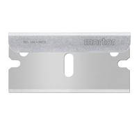MARTOR 10 x LAMA A STAFFA, Lame di ricambio in acciaio inox per raschietti, 19,3 mm, affilate, in confezione, uso singolo, acciaio, NR. 44