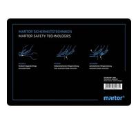 MARTOR 3005.06 Tappetino da taglio Plastica (L x L x A) 210 x 148 x 3 mm Nero 1