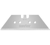 MARTOR 5x Lama Cutter Trapezio 18,7 mm, 2 usi, Acciaio, SECUNORM MULTISAFE | Lama di ricambio cutter, doppio taglio, doppio lato, in dispenser, per SECUNORM MULTISAFE, precisione. No. 54.42