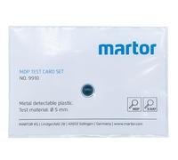 MARTOR Carta Test Rilevabile al Metallo, Rilevazione Metallica, Carta con Sfere in Plastica Rilevabili da 2,5-8 mm, Compatibile con Metal Detector