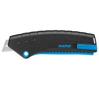 MARTOR Coltello di sicurezza con rientro lama, SECUNORM MIZAR, cutter professionale, leggero, plastica, per destrorsi e mancini, logistica, certificato GS