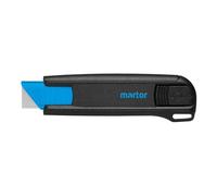 MARTOR Coltello di sicurezza con rientro lama, SECUNORM 175, cutter professionale, taglierino per cartone, piccolo, plastica, per destrorsi e mancini, certificato GS