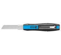 MARTOR Coltello di sicurezza con rientro lama, SECUNORM 380, cutter professionale, lama lunga con filo ondulato, per destrorsi e mancini, certificato GS