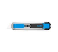MARTOR Coltello di sicurezza con rientro lama, SECUNORM 525, cutter professionale, alluminio, per destrorsi e mancini, lama in ceramica, certificato GS