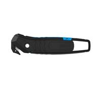 MARTOR Coltello di sicurezza, lama nascosta, SECUMAX 350 realizzato al 98% in plastica riciclata, cutter professionale, leggero, plastica, per destrorsi e mancini, certificato GS