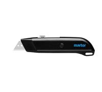 MARTOR Cutter ARGENTAX MULTIPOS, retrazione manuale della lama, cutter professionale, universale, in zinco, per destrorsi e mancini