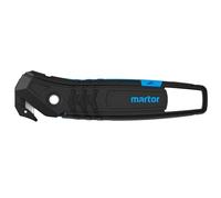 MARTOR SECUMAX 350 Cutter di Sicurezza, Lama Nascosta, Cutter Professionale | Protegge la merce con lama nascosta, lama 2 posizioni, cartone fino a 2 strati, film, logistica. No. 350005.02