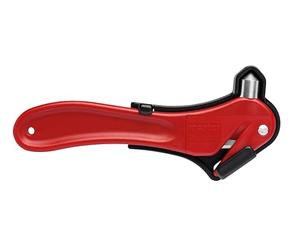 MARTOR SECUMAX SALVEX SOS Cutter di Sicurezza, Martello d'Emergenza | Rompe vetro di sicurezza, taglia cintura, supporto & occhiello, auto & soccorso, 4 in 1. No. 538.02