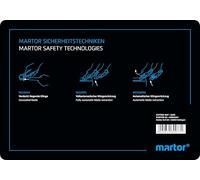 MARTOR 3005 - Tappetino da taglio, 148 x 210 mm, autoriparante