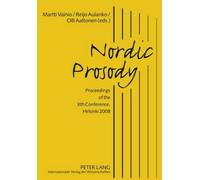 Martti Vainio Nordic Prosody (Tascabile)