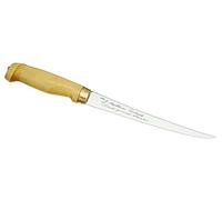 Marttiini 903019 - Coltello, Lama Rivestita, 19 cm, Manico in Legno, Custodia in Pelle