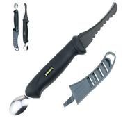Marttiini Coltello da pesca, lama a lunga durata, rivestimento Martef 3 in 1, per sgrossare, smontare e rimuovere - Fish Cleaner Knife 175019 C
