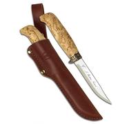 Marttiini Lynx Bronze acciaio inossidabile/betulla riccia*/pelle/protezione per le dita in bronzo 13