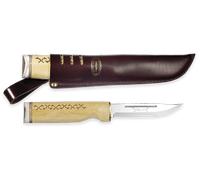 Marttiini Wild Reindeer 11 acciaio inossidabile/betulla & osso di corno*/pelle 542014