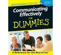 Marty Brounstein Communicating Effectively For Dummies (Tascabile)