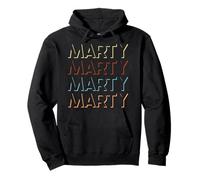 Marty First Name Tshirt My Custom Tee Named Felpa con Cappuccio