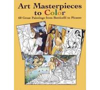 Marty Noble Art Masterpieces to Color (Tascabile) Dover Art Coloring Book