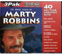 MARTY ROBBINS 40 Greatest Hits (3 DC) [Audio CD] Marty Robbins